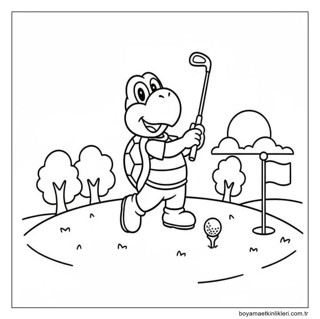 Çizmek Koopa Troopa Ücretsiz Yazdırılabilir