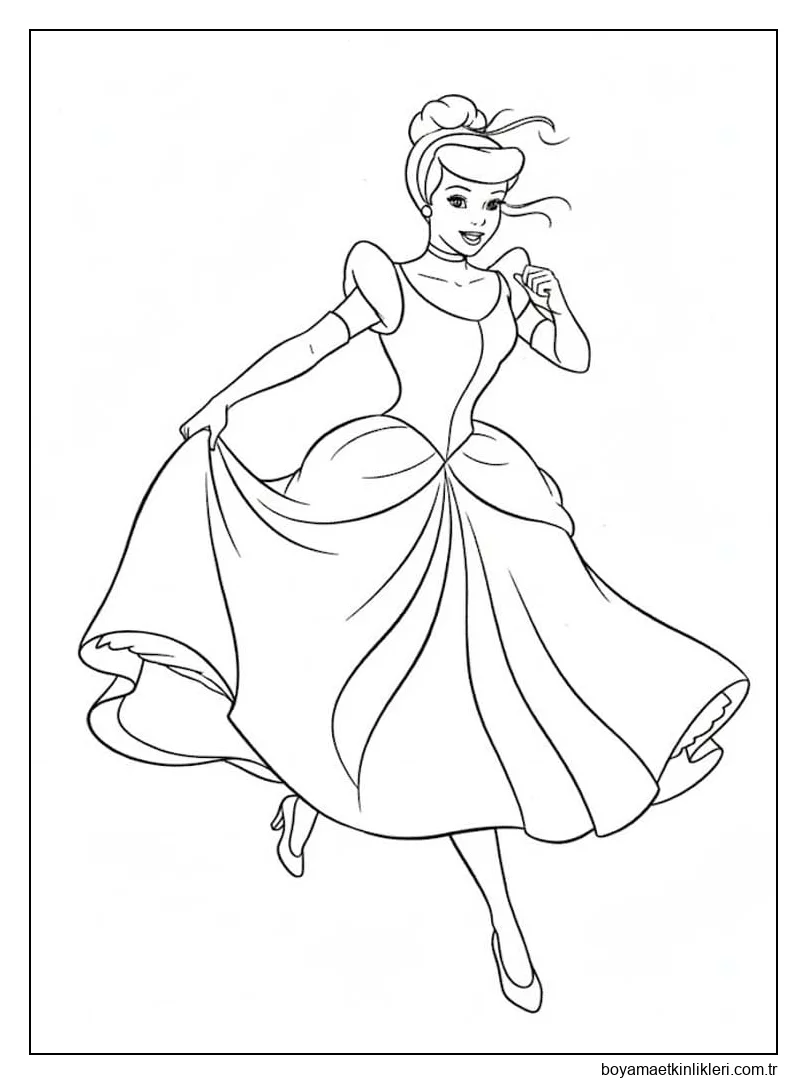 Çizmek Sindirella çocuklar için basit