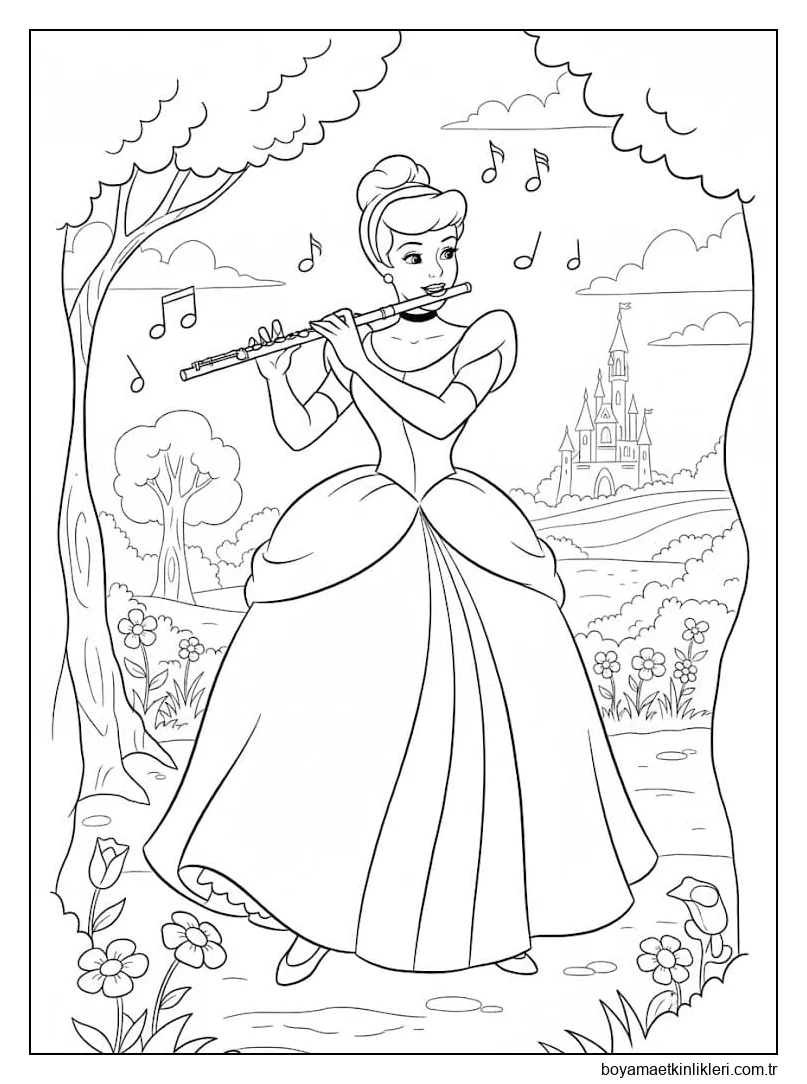 Çizmek Sindirella çocuklar için temel