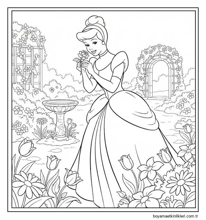 Çizmek Sindirella çocuklar için ücretsiz