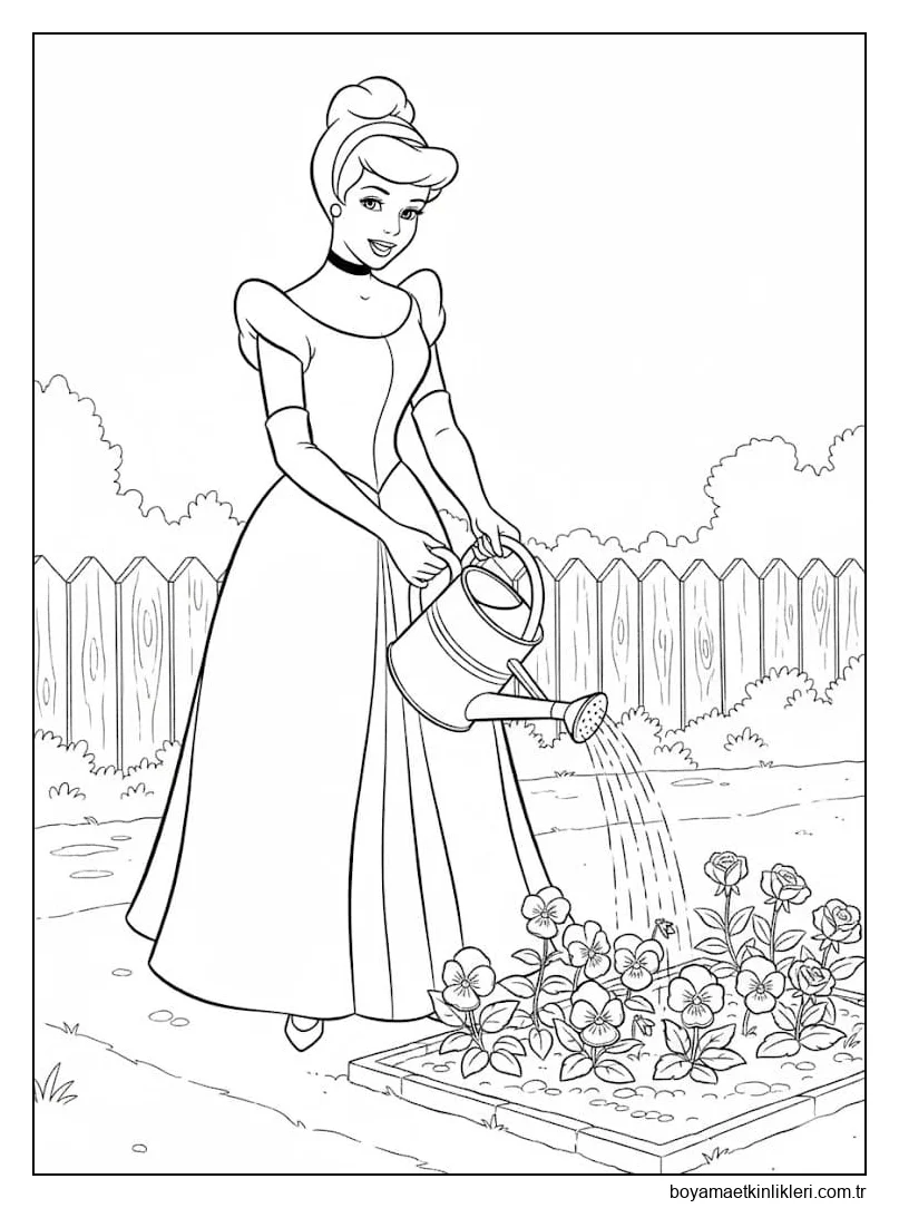 Çizmek Sindirella yazdırılabilir