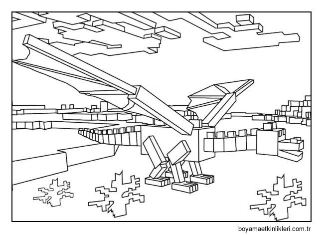 Çölde devasa bir ejderha