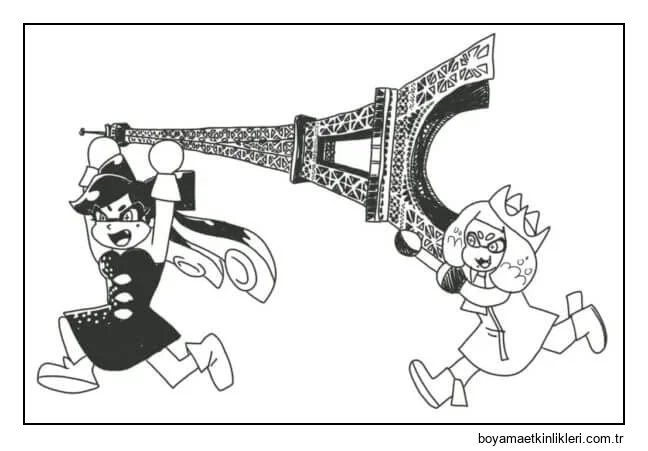 Durdurulamayan Holiganlar Eyfel Kulesi'ni Çaldı