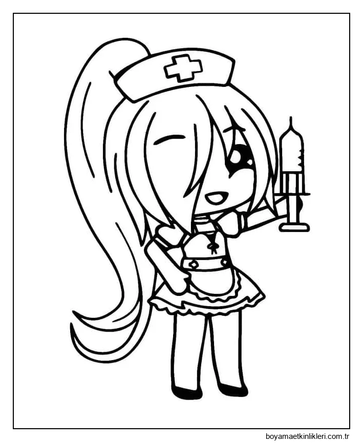 Gacha Life'ta Hemşire