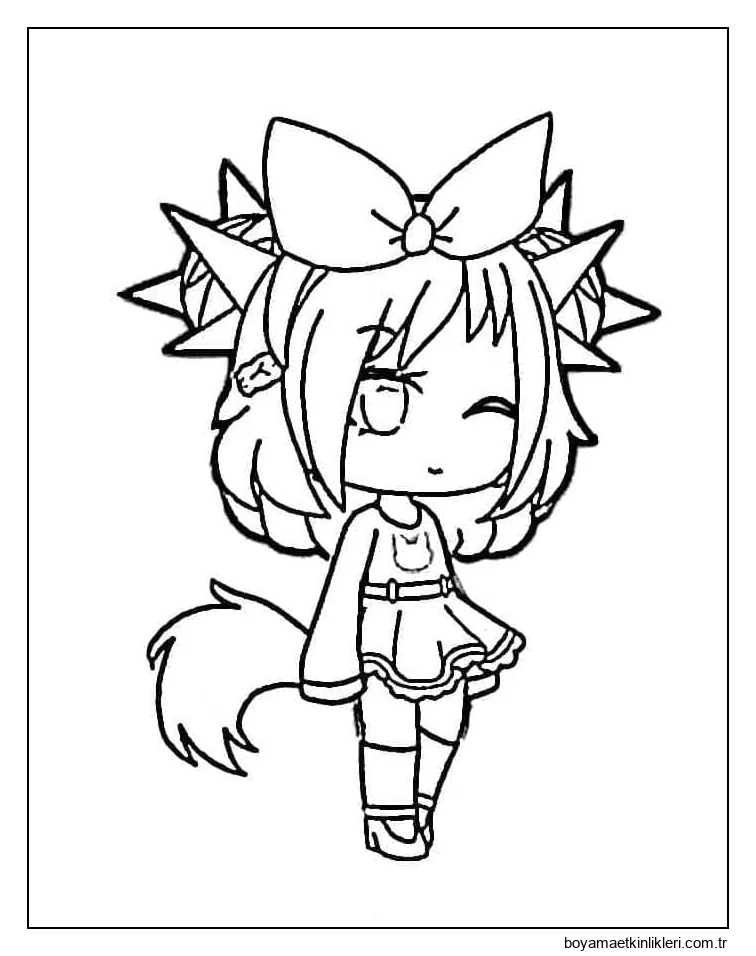 Gacha Life'taki güzel kız