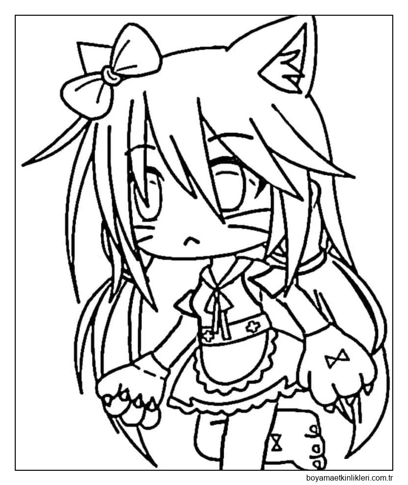Gacha Life'taki kedi kız