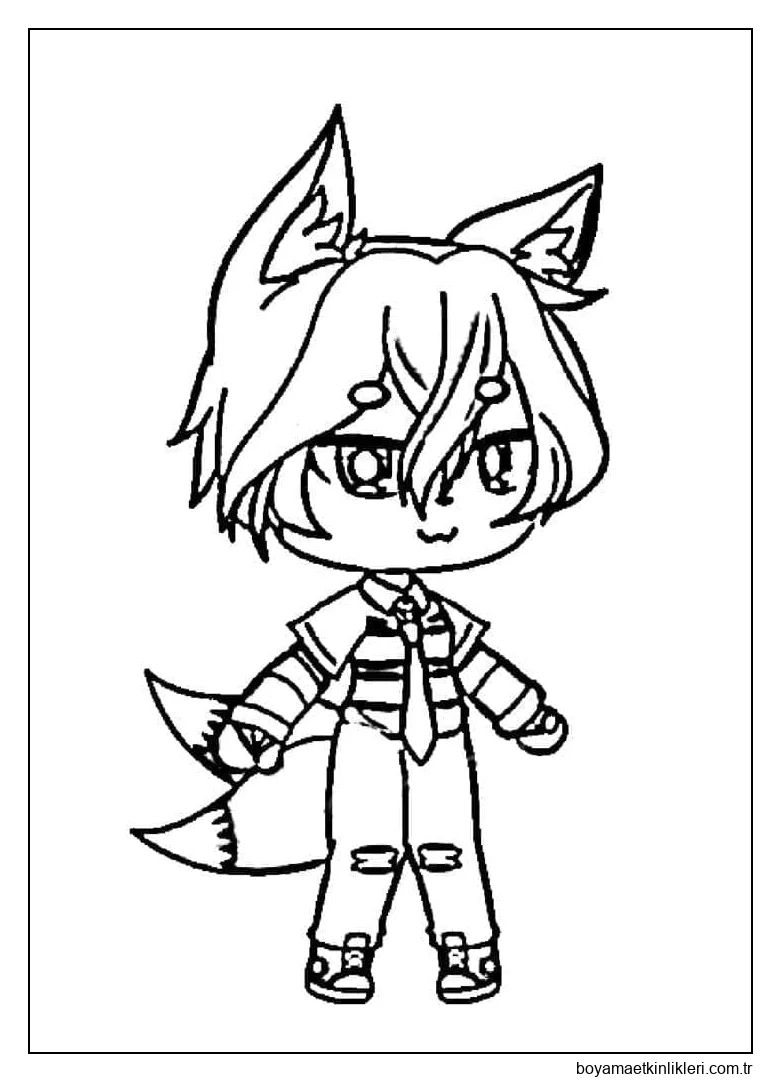 Gacha Life'taki okul çocuğu