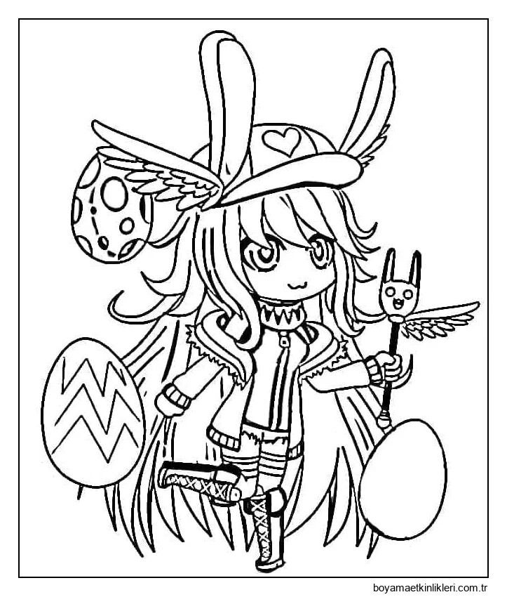 Gacha Life'tan Paskalya kızı