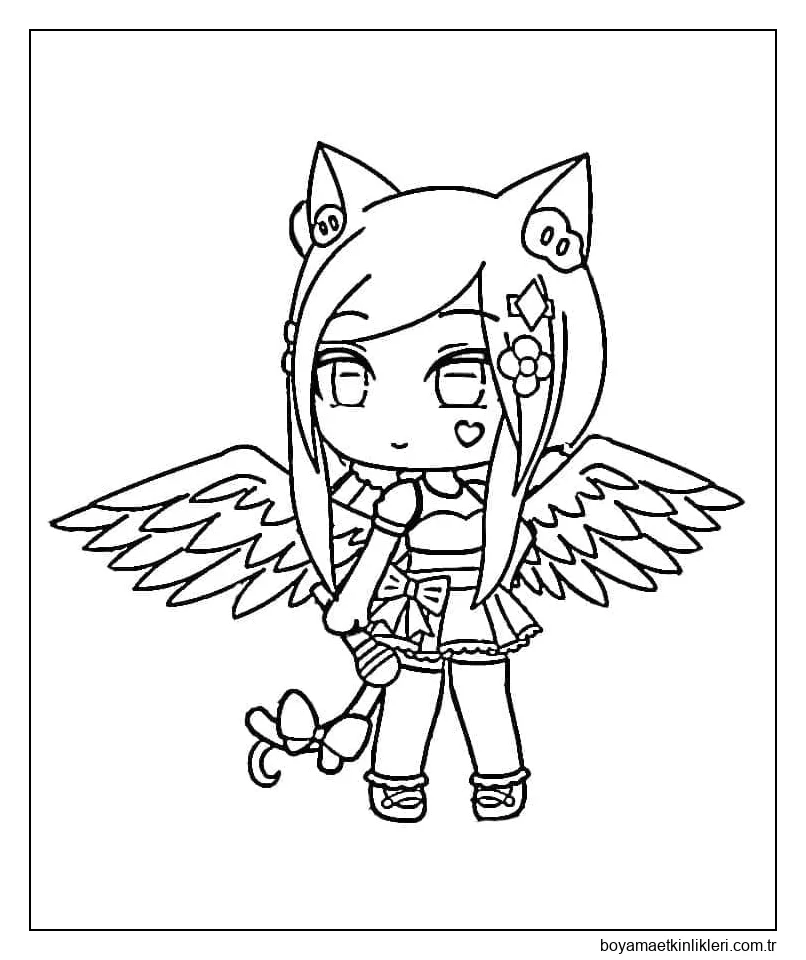 Gacha Life Ücretsiz yazdırılabilir