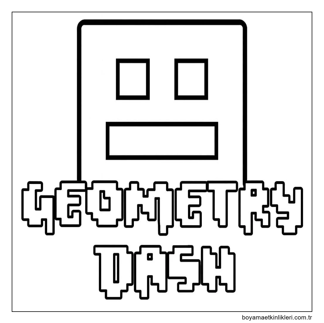 Geometry Dash çocuklar ücretsiz çizim