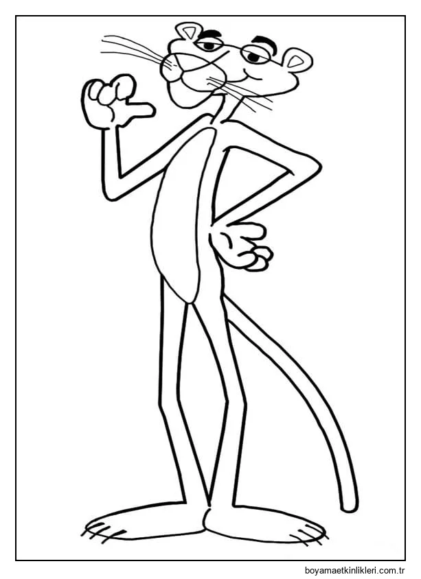 Gülümseyen Pembe Panter