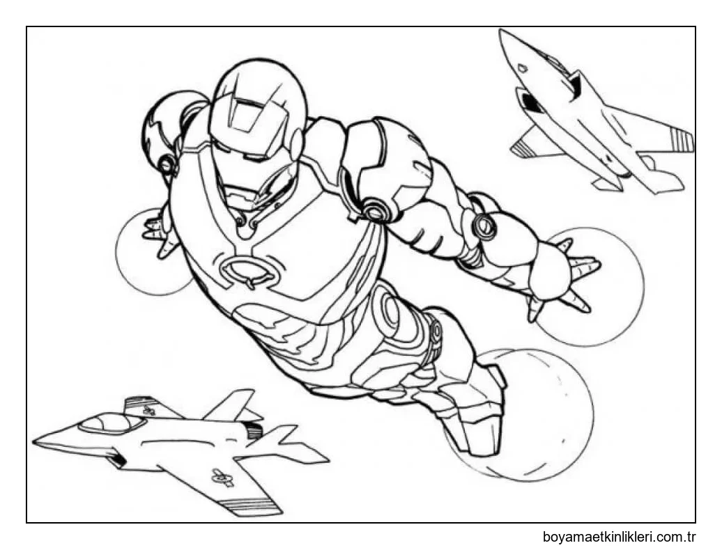 İki Jet Uçağıyla Uçan Ironman