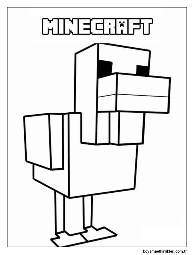 Kare ördek, türün kanonlarına göre çizilmiştir