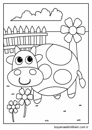 Kawaii Gülümseyen Inek