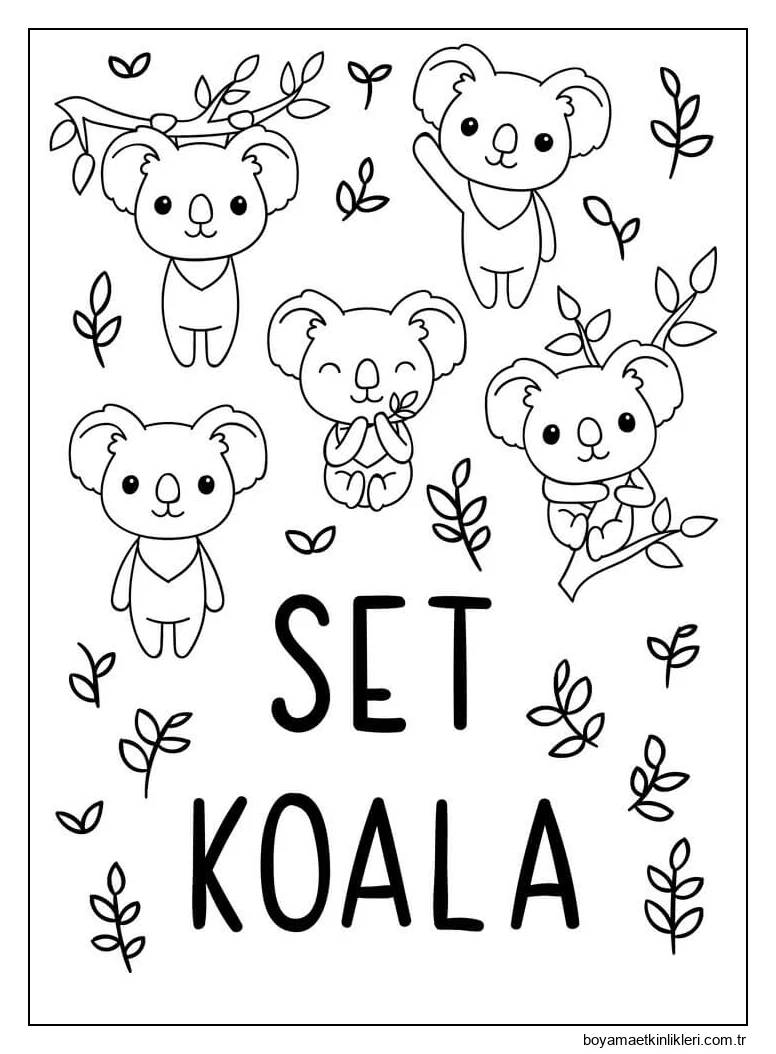 Kawaii Seti Koala