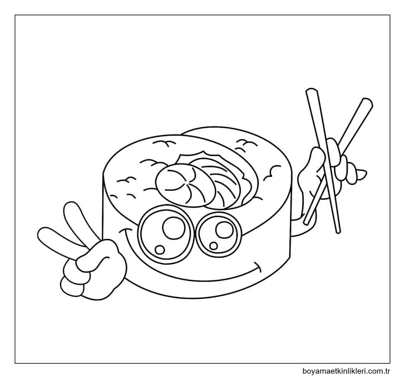 Kawaii Suşi Gülümseyen