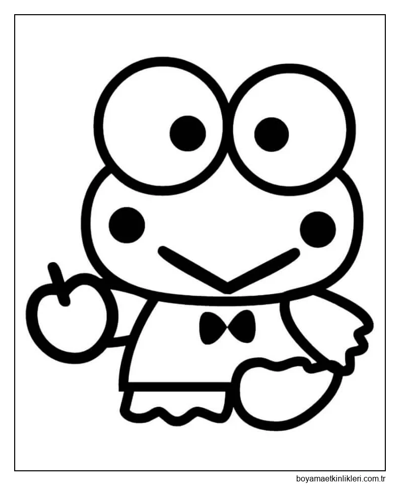 Keroppi çok temel çizin