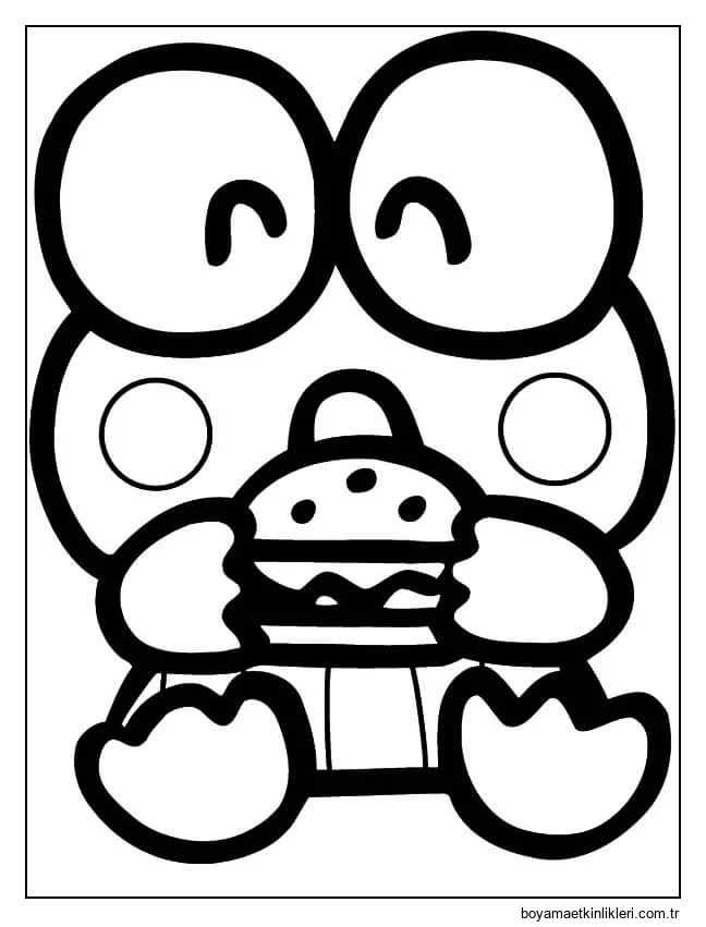 Keroppi'nin temel çizimini