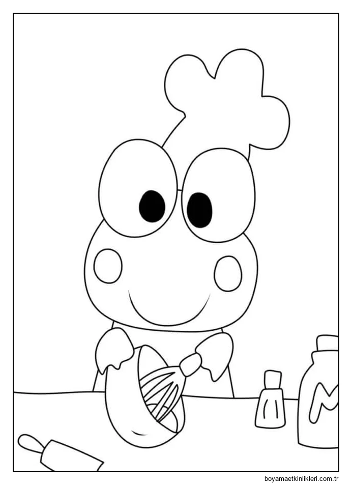 Keroppi'yi çok basit