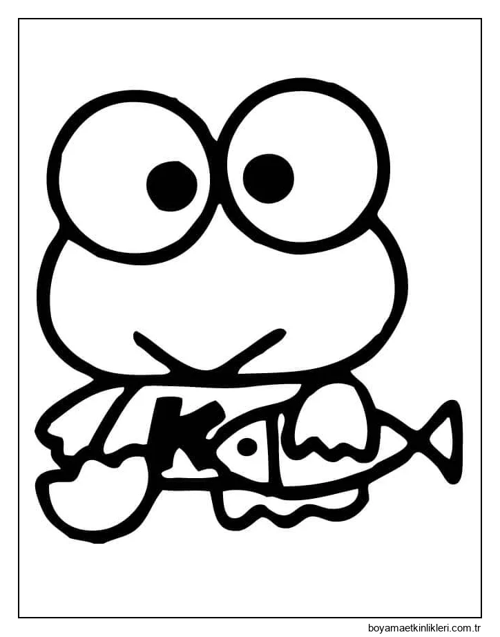 Keroppi'yi Ücretsiz Çiz