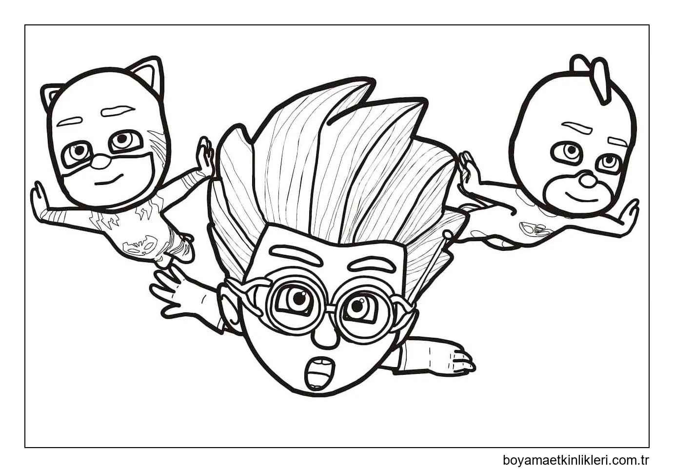 Komik maskeli Pijamaskeliler