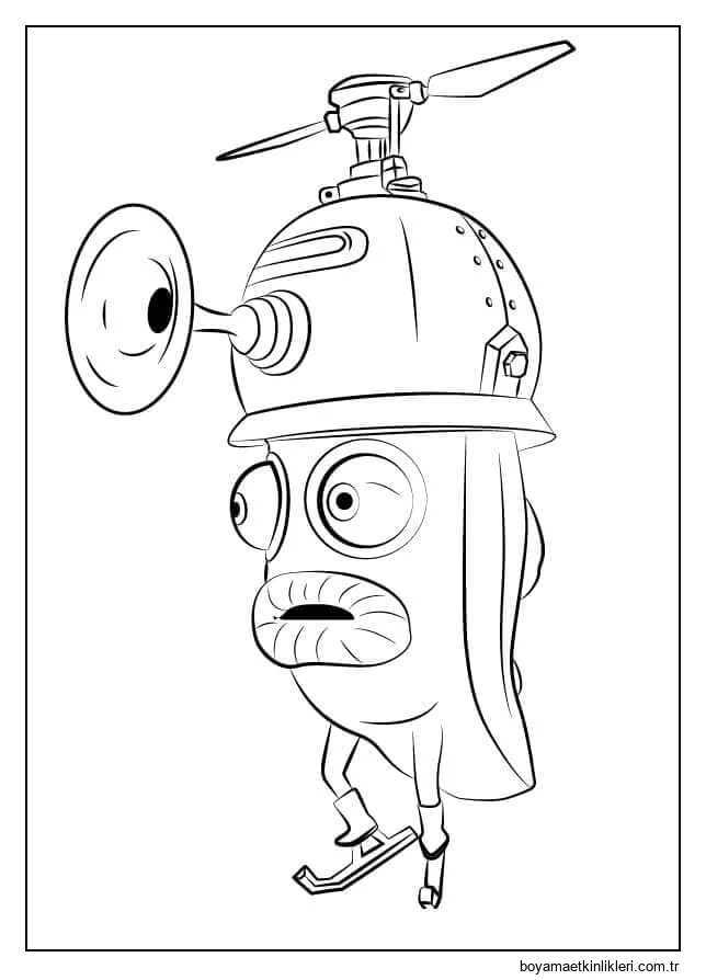 Komik Şapkalı Kalamar