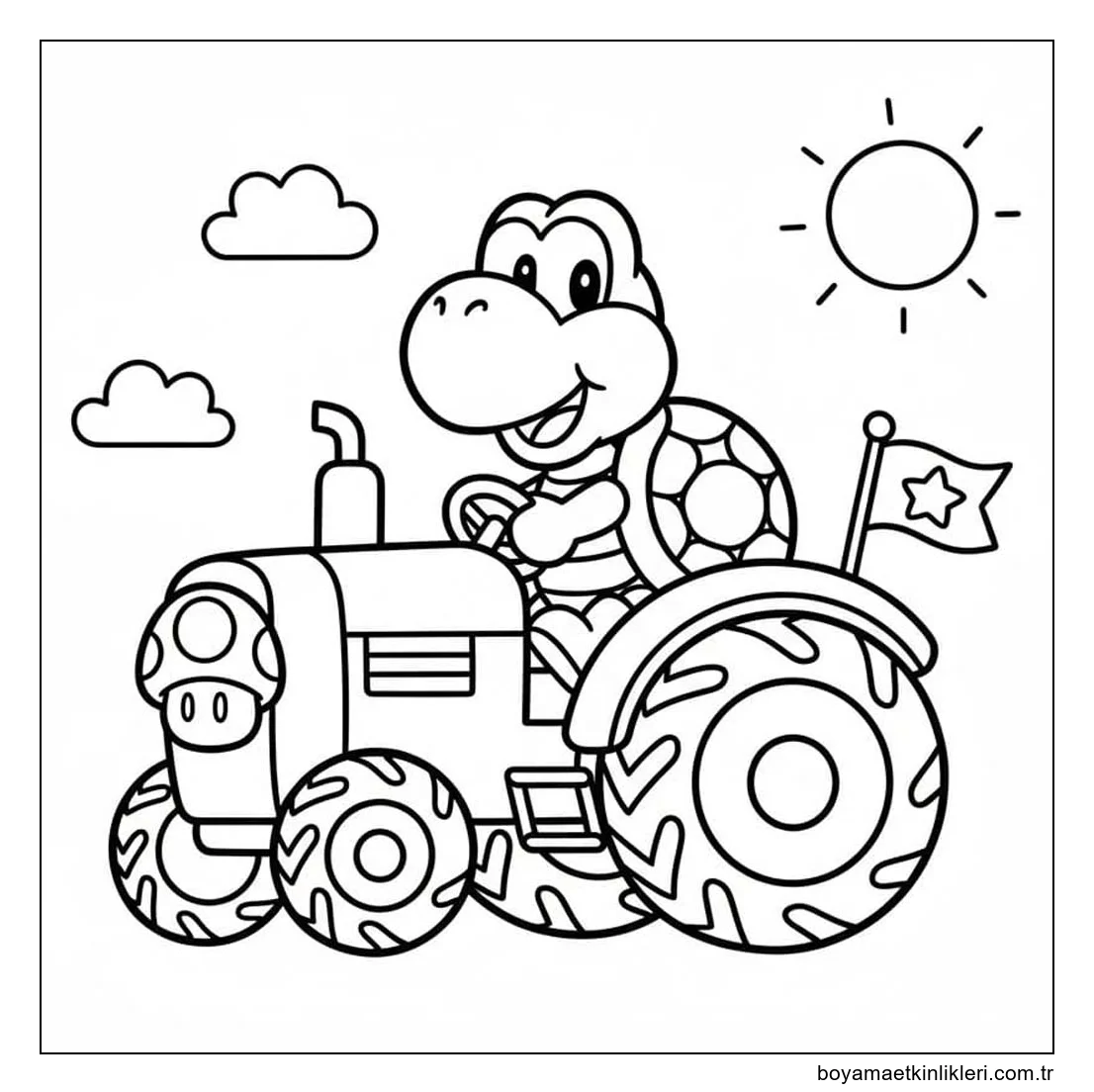 Koopa Troopa Ücretsiz Yazdırılabilir