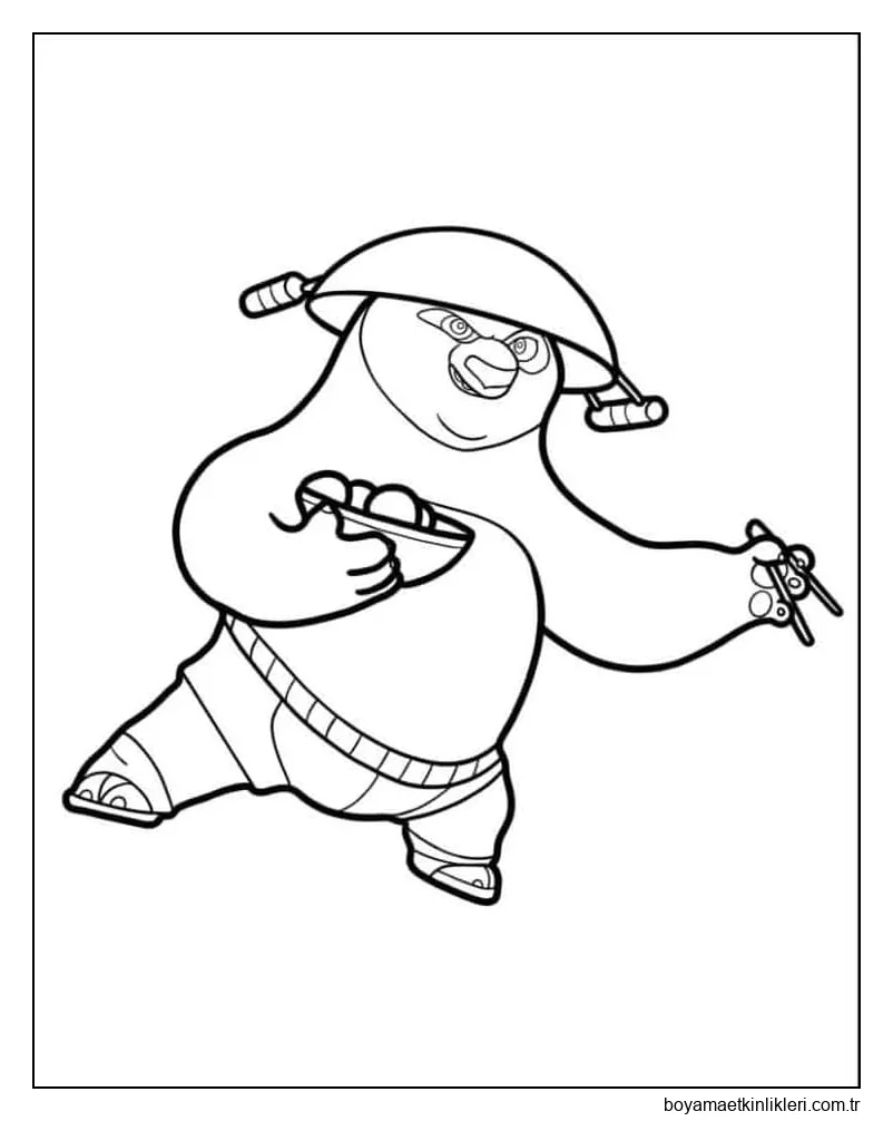 Kung Fu Panda 1'i çizin