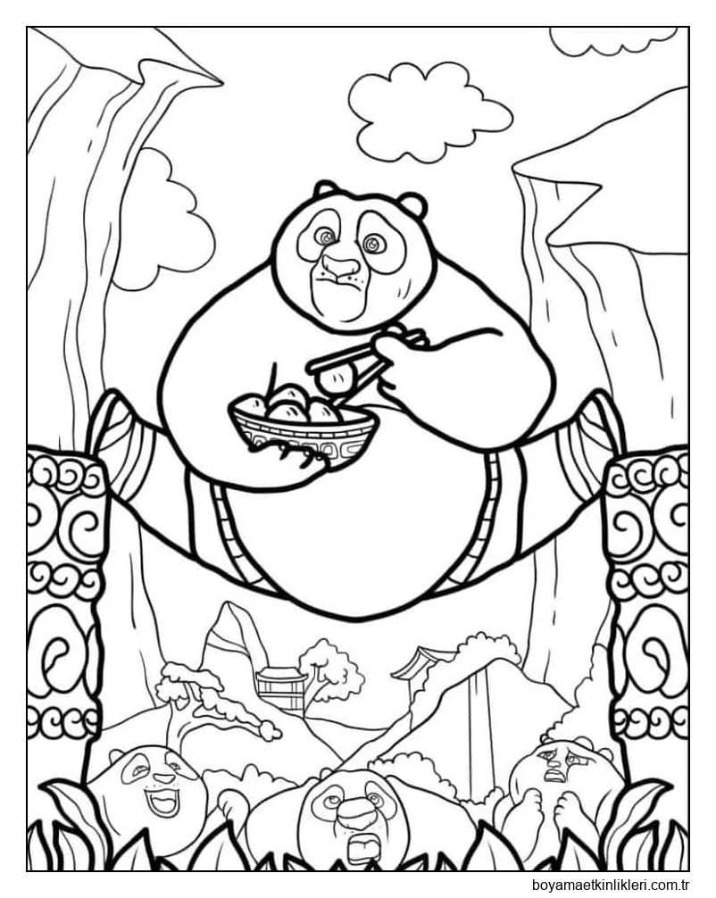 Kung Fu Panda Yazdırılabilir