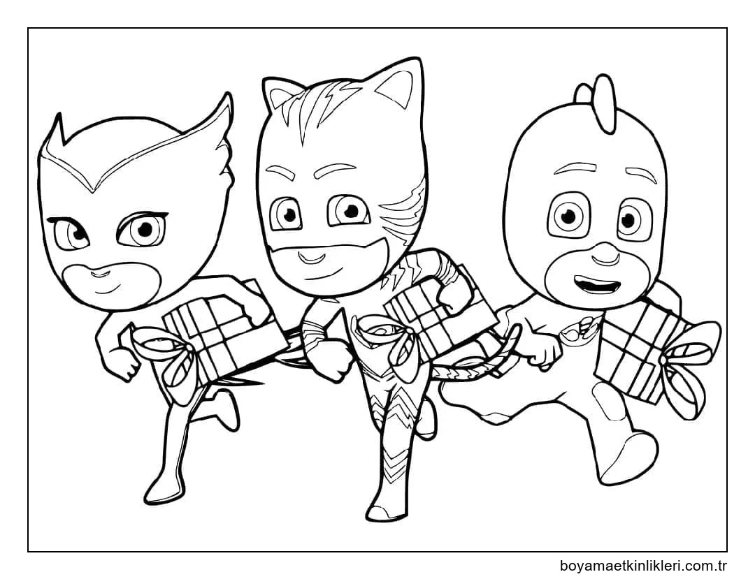 Maskeli Pijamaskeliler giymenin heyecanı