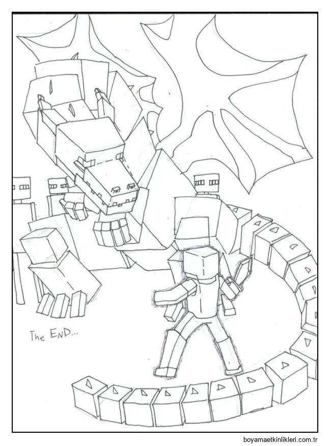 Minecraft'ta dev bir ejderha ile savaşabilirsiniz