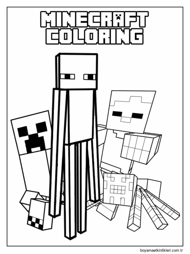 Minecraft'taki ana düşmanlar