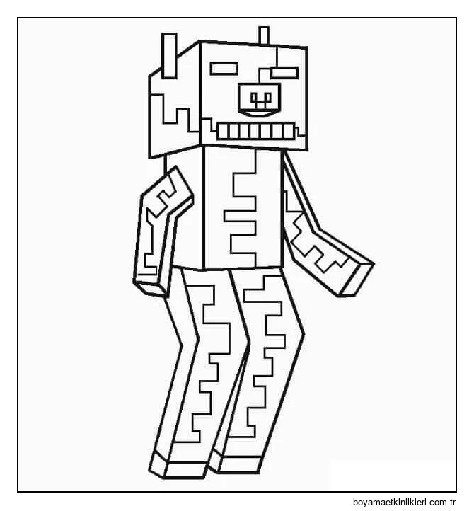 Minecraft Zombi Domuz