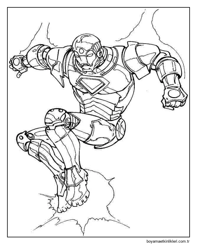 Muhteşem Demir Adam Yazdırılabilir