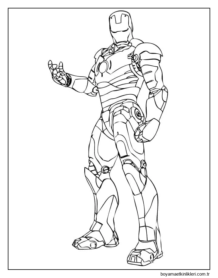 Müthiş Demir Adam Yazdırılabilir