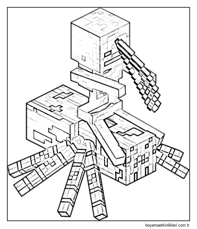 Örümceğe binen zombi