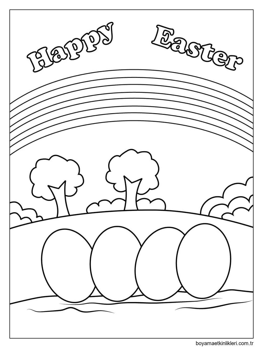 Paskalya Yumurtaları ve Gökkuşağı