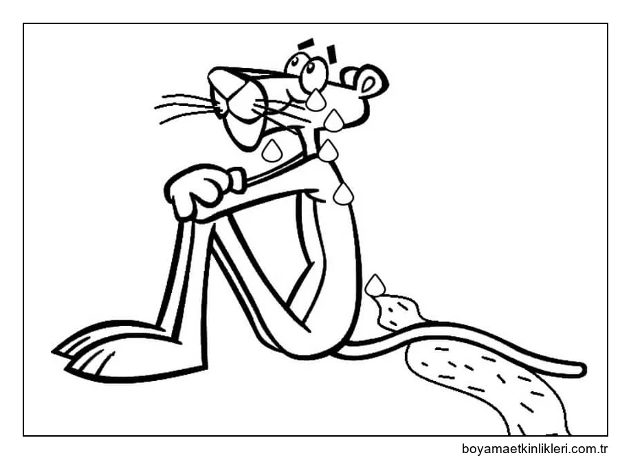 Pembe Panter Oturup Ağladı