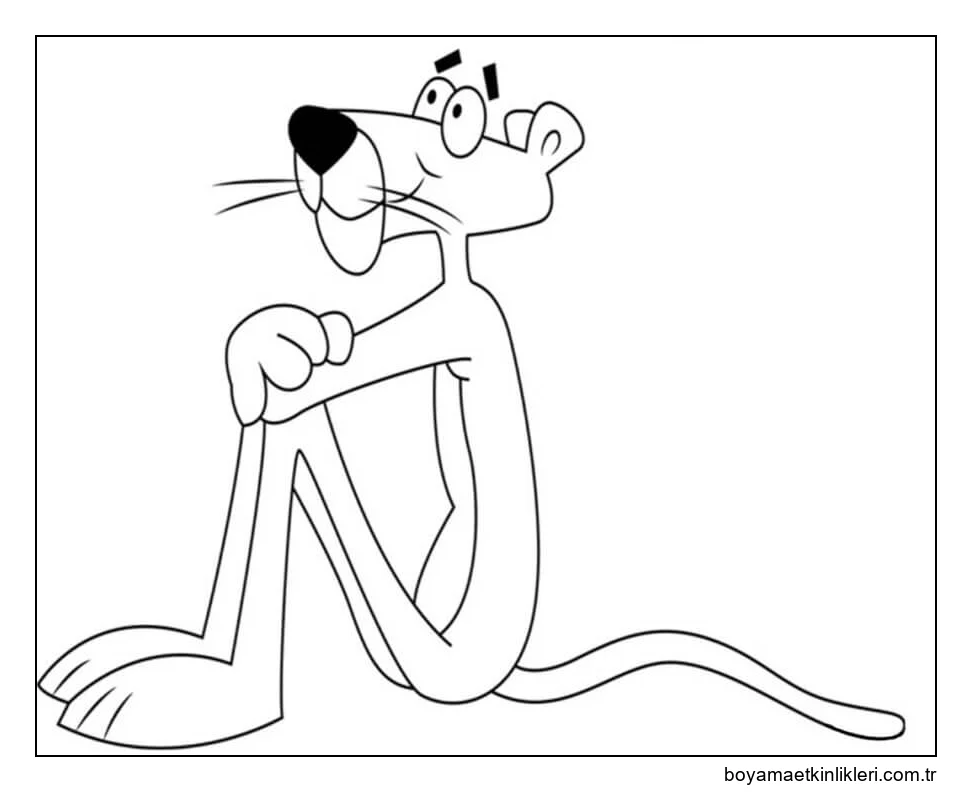 Pembe Panter Oturuyor