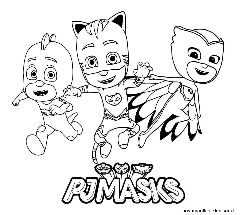 Pijama maskeli Karakterler