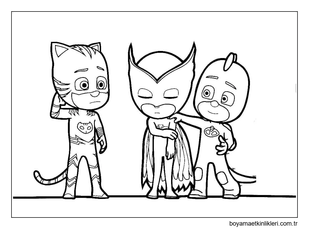 Pijama maskesi üzgün baykuş