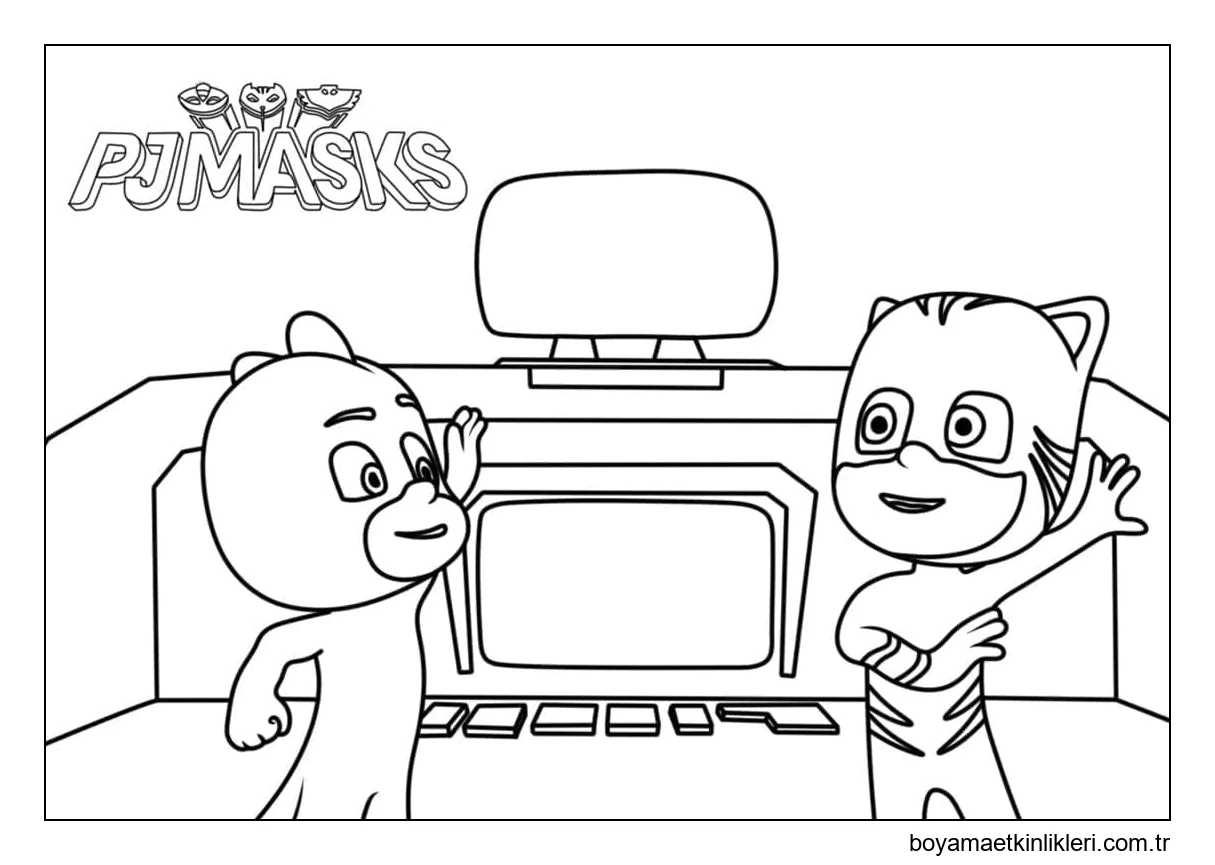 Pijamaskeliler Gekko ve Catboy