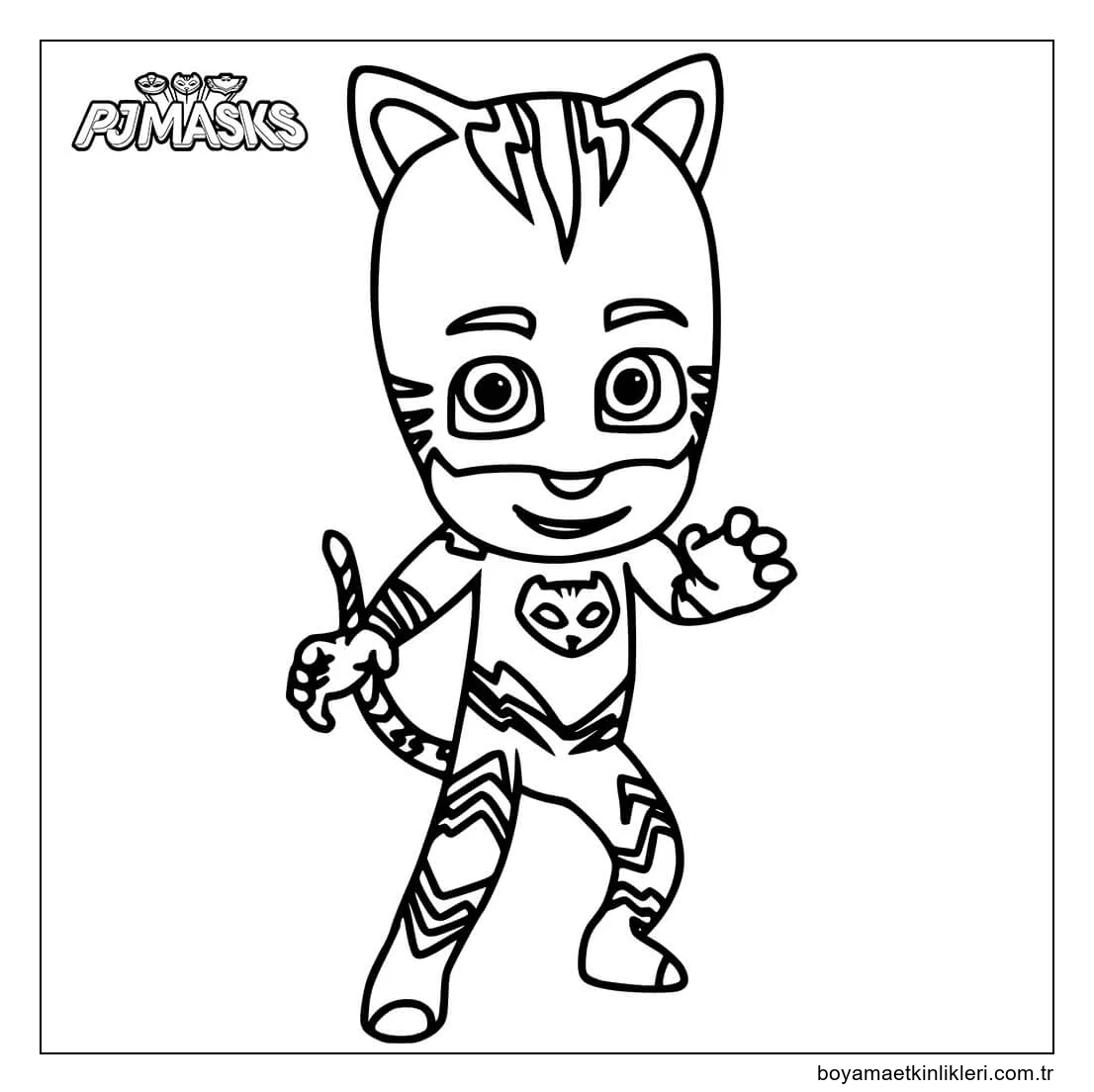 Pijamaskeliler Kedi çocuk