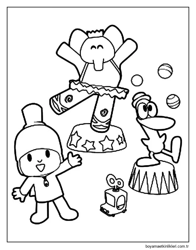 Pocoyo ve Arkadaşlar Sirk Performansı