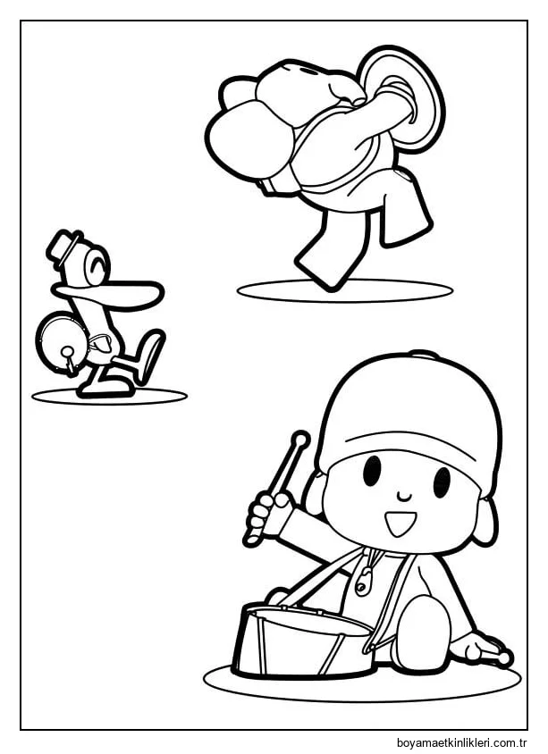 Pocoyo ve Arkadaşları Oyun Sahneleri