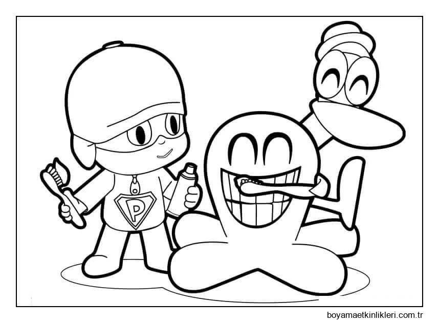 Pocoyo ve Elly Elektrikli Çarpışan Arabayı Oyna