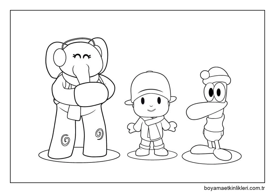 Pocoyo ve Kışın Arkadaşları