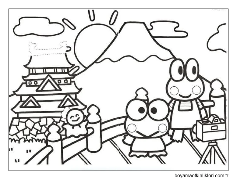 Resim Keroppi sevimli