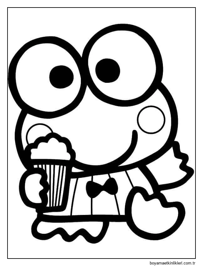 Resim Keroppi ücretsiz yazdırılabilir