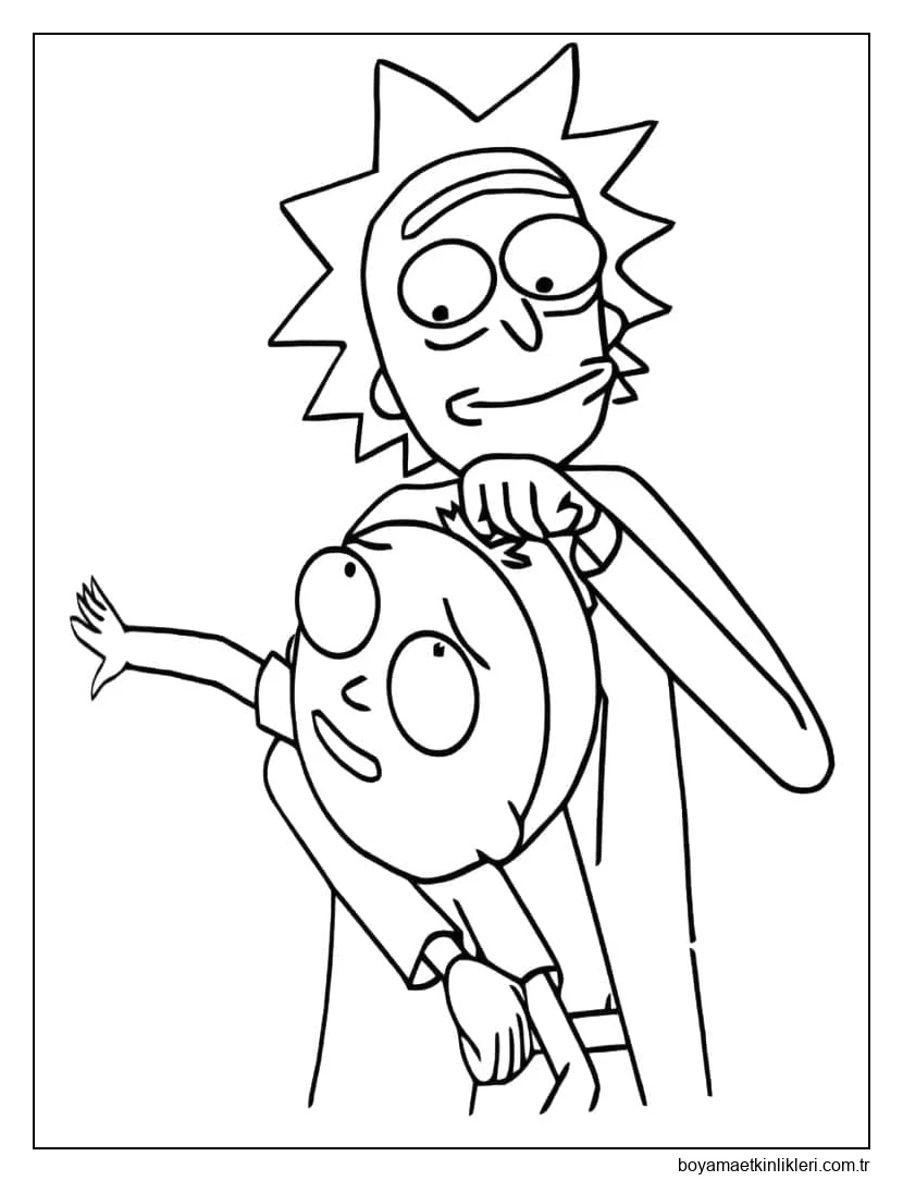 Rick ve Morty Çarşafsız Zayıflama